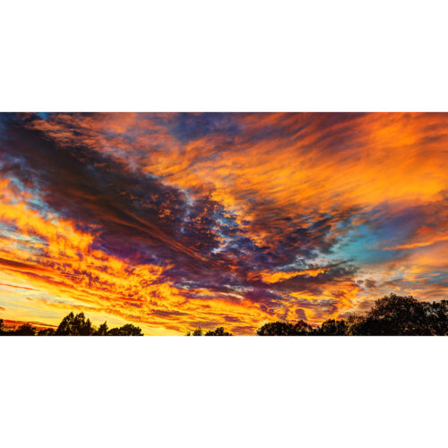 BLAZING SKY OVER SUSSEX