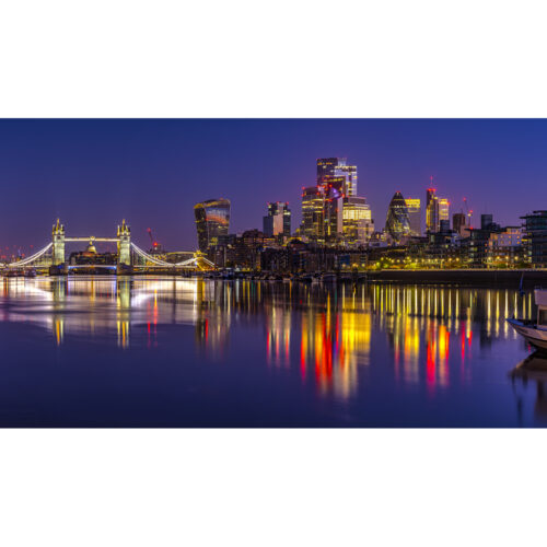 CITY OF LONDON AT DUSK